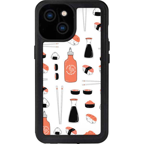 Sushi Foodie iPhone 15 Waterproof Case